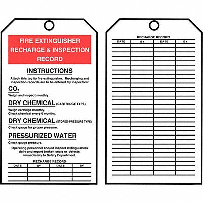 Inspection Tag By The Roll 6.25x3 PK100