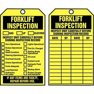 Inspection Tag By The Roll 6.25x3 PK100