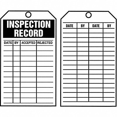 Inspection Tag By The Roll 6.25x3 PK250