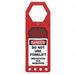 Status Alert Tag Holder 10in H 3 1/2in W