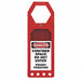 Status Alert Tag Holder 10in H 3 1/2in W