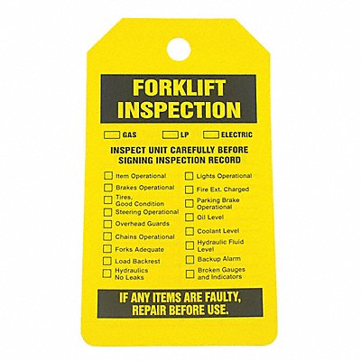 Inspection Tag 5-3/4 x 3-1/4 PK25