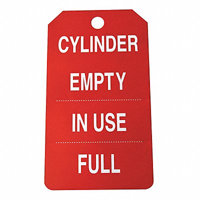 Cylindr Tag 5 3/4in H 3 1/4in W PVC PK25