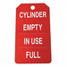 Cylindr Tag 5 3/4in H 3 1/4in W PVC PK25