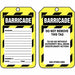 Safety Tag 5 3/4in H 3 1/4in W PK25