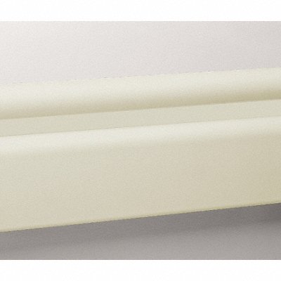 3 pc. Wall Rail Vinyl Ivory 144In