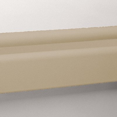 3 pc. Wall Rail Vinyl Tan 144In