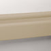 3 pc. Wall Rail Vinyl Tan 144In