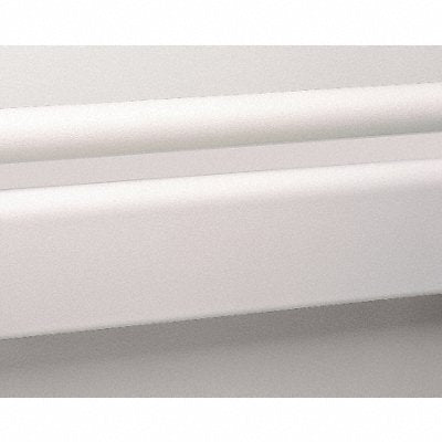 3 pc. Wall Rail Vinyl Linen White 144In