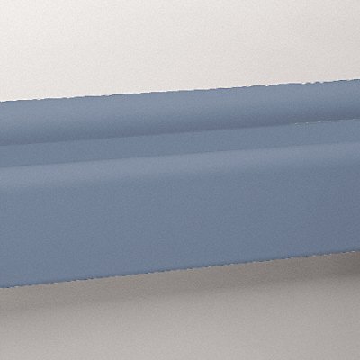 3 pc. Wall Rail Vinyl Windor Blue 144In