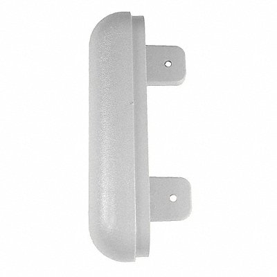 H3611 End Cap Linen White 6 x 1In