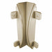 Inside Corner 1-3/4 x 8 In Tan Screw In