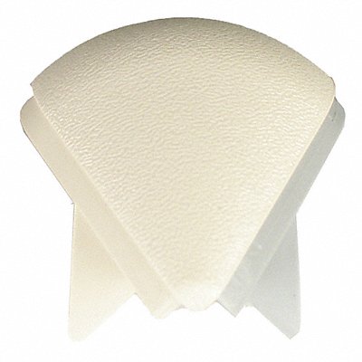 Outside Corner 4-1/8 In Ivory Screw In