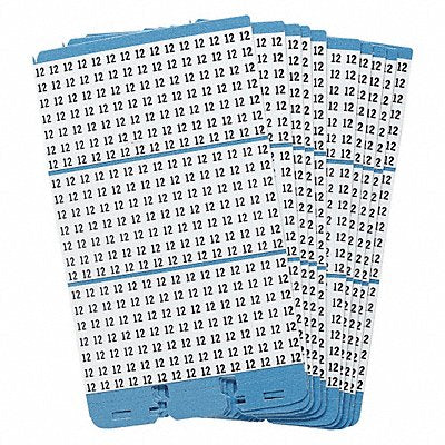 Porta-Pack Wire Markers 12 Blk/Wht PK10