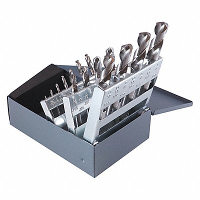 Screw Machine Drill Bit Set 15pc HSS