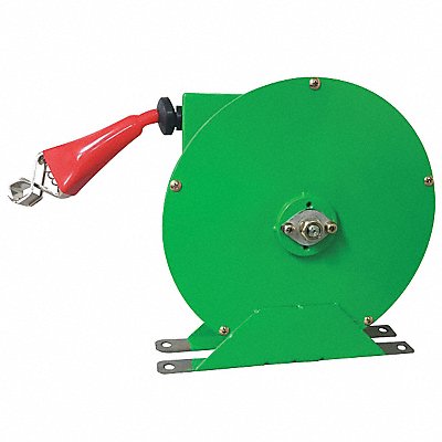 Cable Reel 50 ft Powder Coated Green