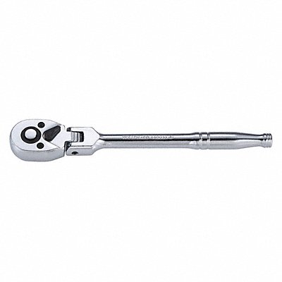 Hand Ratchet 7 1/4 in Chrome 1/4 in