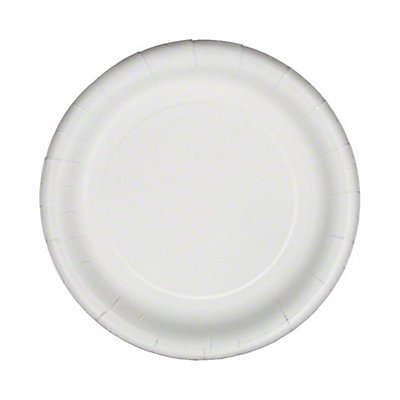 Disposable Paper Plate 7 in White PK500