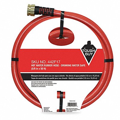 Water Hose 5/8 I.D.50 ft Rubber