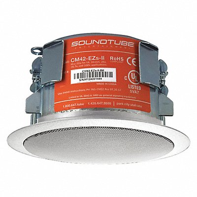 In-Ceiling Speaker White 20 Max Wattage