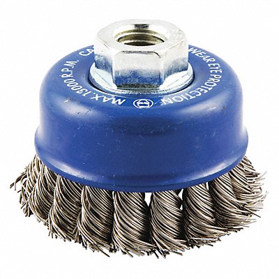 Cup Brush Wire 0.020 Dia SS