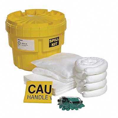 Spill Kit Drum Oil-Based Liquids 19 H