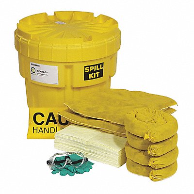 Spill Kit Drum Chemical/Hazmat 19 H