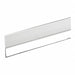 Door Sweep Single Fin Vinyl Flange 1 H