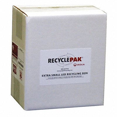 LED Bulb Recycling Box 9 L x 6 W x 10 D