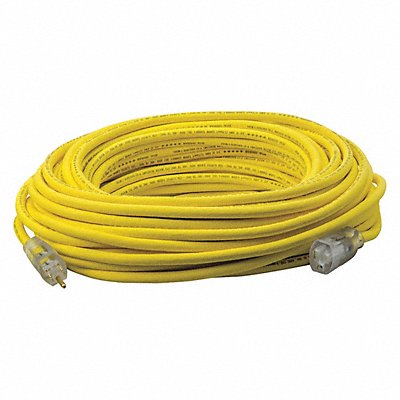 Extension Cord 100ft 12Ga 15A SJEOOW Yel