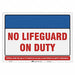 Safety Sign 20 in x 28 in Polyethylene
