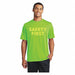 T-Shirt Green Polyester M