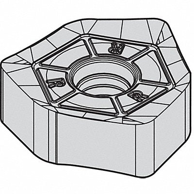 Hex Milling Insert 9.60mm Carbide