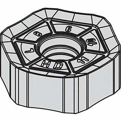 Hex Milling Insert 8.59mm Carbide