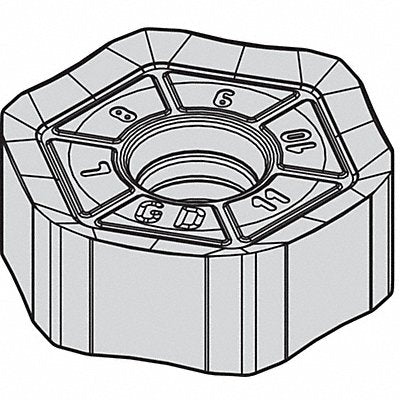 Hex Milling Insert 8.58mm Carbide