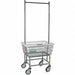 Wire Laundry Cart 600 lb Ld Cap. Gray