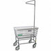 Wire Laundry Cart 600 lb Ld Cap. Gray