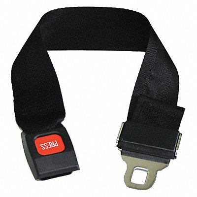 Strap Black 2 ft L Nylon Webbing