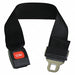 Strap Black 2 ft L Nylon Webbing