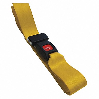 Strap Yellow 3 ft L Nylon Webbing