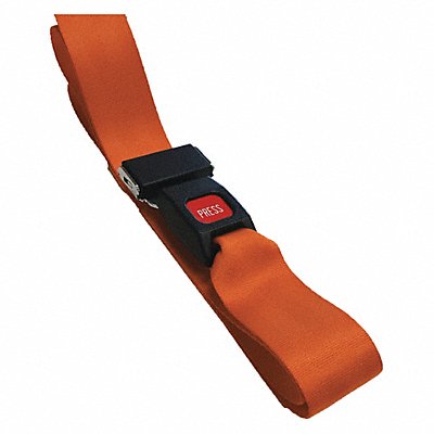 Strap Orange 5 ft L Nylon Webbing
