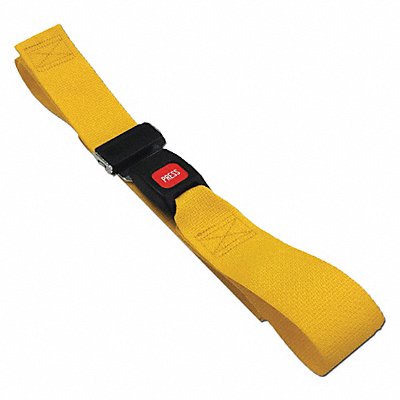 Strap Yllw 4 ft.L Polypropylene Webbing