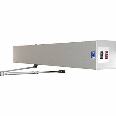 Door Closer Interior and Exterior Silver