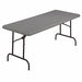 Folding Table Rectangle Resin 60 L 30 W