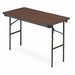 Folding Table Rectangle Wood 48 L 24 W