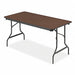 Folding Table Rectangle Wood 60 L 30 W