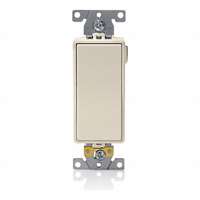 Wall Switch Light Almond Single Pole