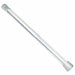 Shower Rod Zinc 72 in L White