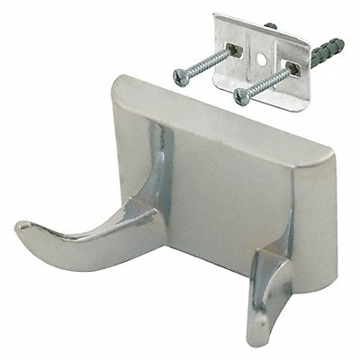 Robe Hook Metal Brushed 2 1/4 in W