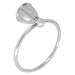 Towel Ring Metal Brushed Nickel 6 in w